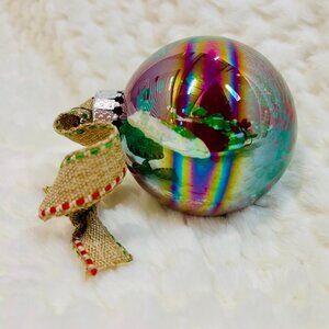 Hand Painted Glass Ornament